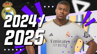 Le REAL MADRID version 2025 avec Kylian MBAPPÉ  FC24 [upl. by Sualkcin909]