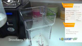 How to Make Strawberry Yogurt Snow Slush [upl. by Eisler]