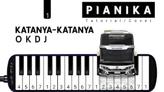 Pianika Telolet Basuri KATANYA KATANYA OKDJ  Tutorial Pianika [upl. by Ennahgiel]