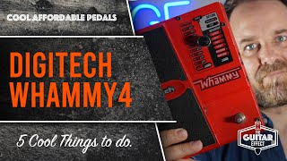 Digitech Whammy 4 Five great sounds you can get from a whammy Its a Riff Machine [upl. by Allenrac]