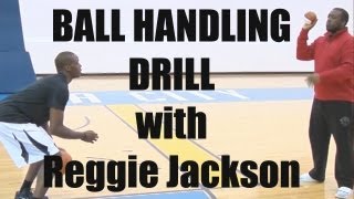 Basketball ball handling drills with Reggie Jackson [upl. by Nairam]