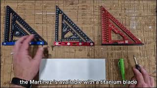 7in Rafter Square feature comparison with Martinez Trigjig amp Squijig TF Tools [upl. by Missi723]