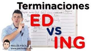 Cuando usar ED y ING en inglés – Ejercicios de práctica con explicación [upl. by Jael]