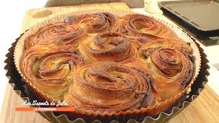 Recette  Kouignamann à la rhubarbe de Xavier et Mathilde  Les Carnets de Julie  Le Morbihan [upl. by Ardell]