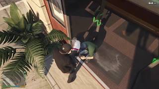 Como seria robar bancos en Gta 5 modo historia [upl. by Drusilla]