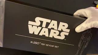 Starwars K2SO keycaps from NovelKeys unboxing [upl. by Acinom]