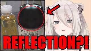 Botans Reflection Caught on Camera While Cooking Ostrich Egg【Hololive】 [upl. by Young]