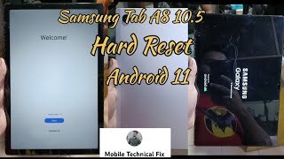 Samsung Galaxy Tab A8 hard Reset  Android 11 SMX205 format kese kare 📱 [upl. by Anonyw440]