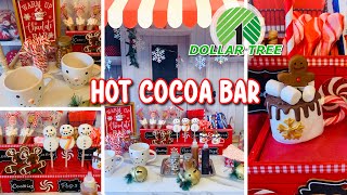 DIY Dollar Tree Hot Cocoa Bar  Treats to Make For a Hot Cocoa Bar  Hot Cocoa Themed Treats [upl. by Yup]