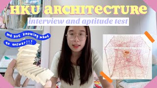 HKU architecture interview amp aptitude test accepted 📑📐 港大建築面試及能力測試 如何準備？） [upl. by Swiercz]