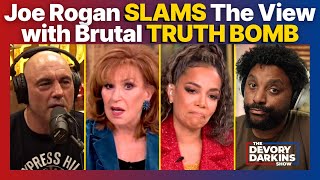 The View SLAMMED by Joe Rogan with Brutal TRUTH BOMB [upl. by Dahraf]