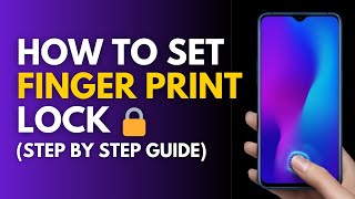 How to SET FINGERPRINT LOCK 🔐 on Phone UPDATED METHOD  Junaids Techy Eagle [upl. by Card769]