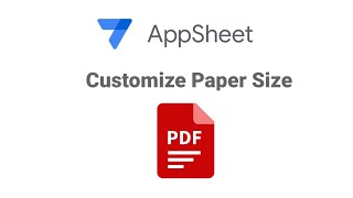 AppSheet How To Customize Paper Size [upl. by Mirielle153]