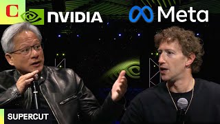 Nvidias Jensen Huang amp Metas Mark Zuckerberg Talk AI at Siggraph Everything in 9 Minutes [upl. by Locin]