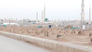 Hajj 2018 1439 Medina Live video Jannaṫ alBaqī جَـنَّـة الْـبَـقِـيْـع masjid nabawi [upl. by Lawan682]