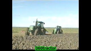 Ploegen en Zaaien met grote John Deere tractoren Koninklijke Maatschap de Wilhelminapolder [upl. by Krusche]