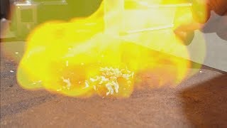 Impact sensitivity of Nitrocellulose  Detonation vs Deflagration Shorts [upl. by Geordie297]