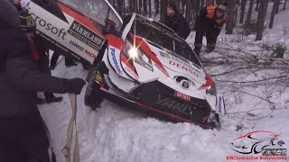 Off Meeke at Shakedown WRC Rally Sweden 2019 [upl. by Ayotol42]