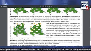 PRONTO METEO  TENDENZA SETTIMANALE DAL 25 NOVEMBRE [upl. by Ahsinirt]