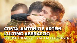 Costantino si commuove abbracciando i Fratm  Pechino Express [upl. by Gonta]