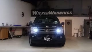 2018 Ford F150 Flashing Strobe Lights for Trucks  Amber amp White Strobe Lights Package [upl. by Evie]