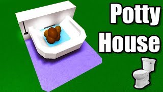 Massive Potty House • Roblox BloxBurg • 65K [upl. by Entruoc]