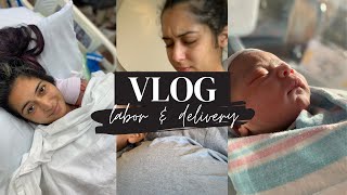 MY BIRTH VLOG  UNMEDICATED DELIVERY OF BABY 2 [upl. by Gratia]