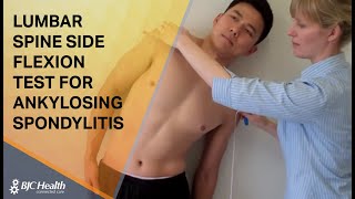 Lumbar Spine Side Flexion test for Ankylosing Spondylitis [upl. by Aletta]