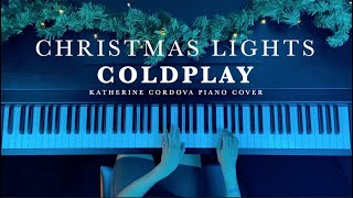 Coldplay  Christmas Lights ADVANCED piano cover [upl. by Ymrots200]