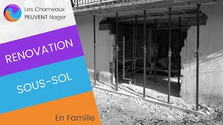 RÉNOVATION DU SOUSSOL Casser les murs porteurs isoler le soussol installer un toilette S1 Ep1 [upl. by Charmane922]