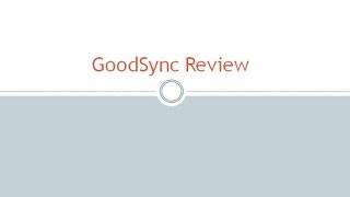 Goodsync Review [upl. by Ybroc]