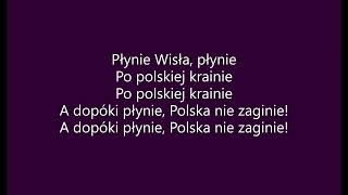 Płynie Wisła płynie tekst [upl. by Bedad]