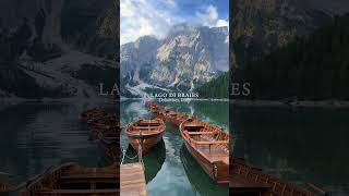 Welcome to the stunning Lago di Braies Italy travel shorts [upl. by Ariet736]