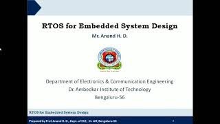 RTOS for Embedded System Design Part 3 [upl. by Given496]