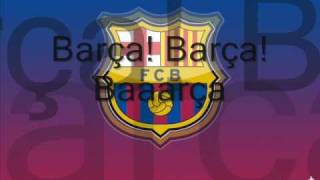 FCBarcelona Song with Lyrics  Anthem EnglishCatalan [upl. by Edy]