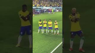 USA vs Brazil JINGLE BELLS football dance [upl. by Edina]