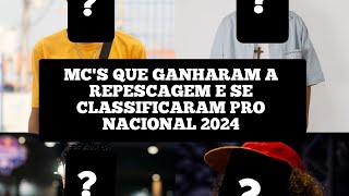 LISTA COMPLETA DOS 32 MCS CLASSIFICADOS PARA O NACIONAL DE 2024 [upl. by Warp539]