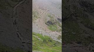 Pyg Track Snowdon Wales wales hiking snowdon [upl. by Odlamur]