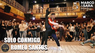 Romeo Santos  SOLO CONMIGO  BACHATA MARCO Y SARA FORMULA VOL 3  KUMARAH MADRID SESSION [upl. by Naoh]