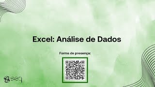 Excel Análise de Dados [upl. by Aryc]