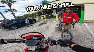 CRF 450Rl SHREDS He Called my bike Small [upl. by Novia197]