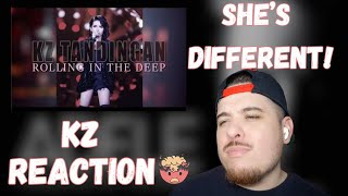 KZ Tandingan  Rolling In The Deep singer 2018 Reaction  Adele Cover [upl. by Procora906]