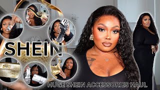 HUGE SHEIN ACCESSORIES HAUL  30 PLUS ITEMS  JEWELRY SHOES amp MORE [upl. by Okihsoy591]