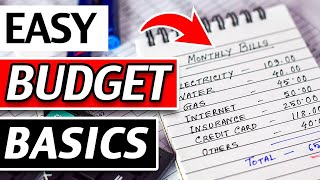 Budget Basics Budgeting On A Low Income  Easy Tips And Ideas To Keep It Simple [upl. by Atteuqahs]