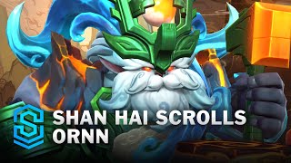 Shan Hai Scrolls Ornn Wild Rift Skin Spotlight [upl. by Janeczka]