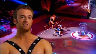 Nick Aldis as Oblivion on UK Gladiators [upl. by Reneta]