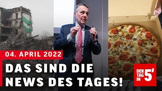 Massaker in Butscha empört die Welt amp PizzaPreisAnstieg wegen Putin  Tag in 5  04 April 2022 [upl. by Nudd]