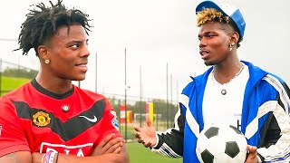 iShowSpeed vs Paul Pogba 1v1 Football [upl. by Novehs941]