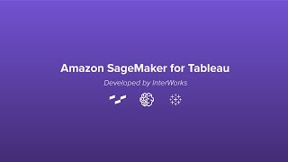 Amazon SageMaker Integration for Tableau Demo  Tutorial [upl. by Didi]