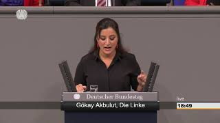 Gökay Akbulut DIE LINKE quotAsylgesetz Die anlasslosen Widerrufsprüfungen gehören abgeschafftquot [upl. by Heinrik177]